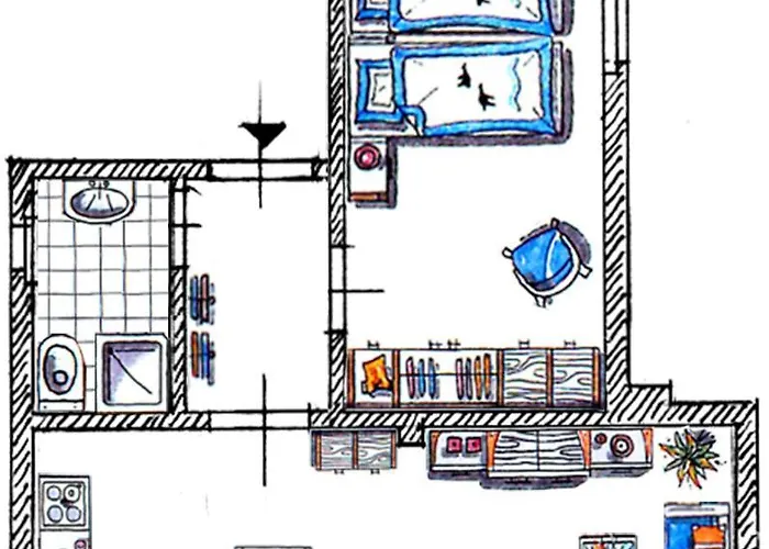 דירה Haus Jantje Moe 3 נורדרני